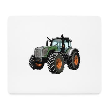 Traktor Farmer - Mousepad (Querformat) - Weiß - Vorne