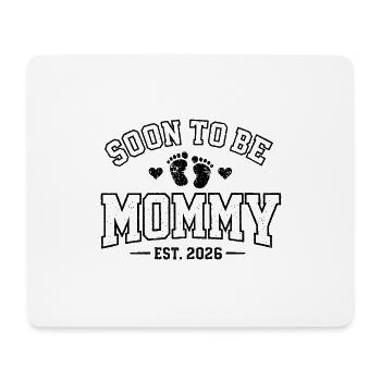 Mama-Mama-Geschenk 2026 Schwangerschaft - Mousepad (Querformat) - Weiß - Vorne