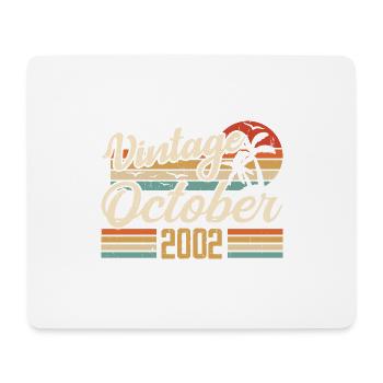 Octobre 2002 Cadeau Anniversaire - 2002 - Tapis de souris (format paysage) - blanc - Devant