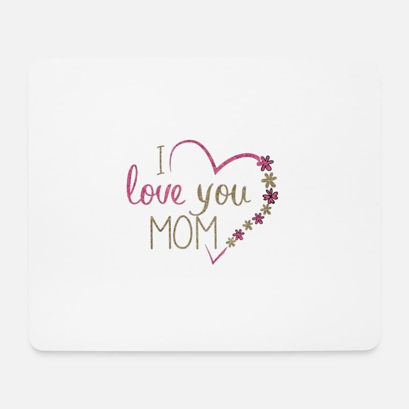 Muttertag Shirt Geschenk - Mousepad (Querformat) - Weiß