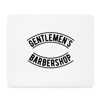 Salon de coiffure pour messieurs - Tapis de souris (format paysage) - blanc - Devant