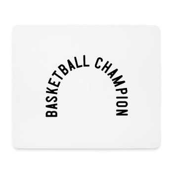 Basketball Champion - Mousepad (Querformat) - Weiß - Vorne