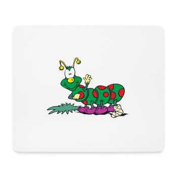 insek 119 - Mousepad (Querformat) - Weiß - Vorne