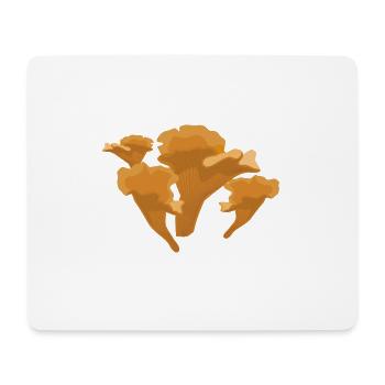 pilze mushrooms fungi veggie gemuese vegetables2 - Mousepad (Querformat) - Weiß - Vorne