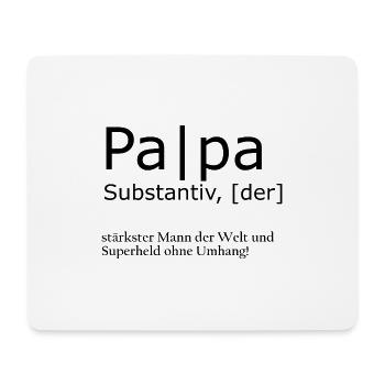 father - Mouse Pad (horizontal) - white - Front
