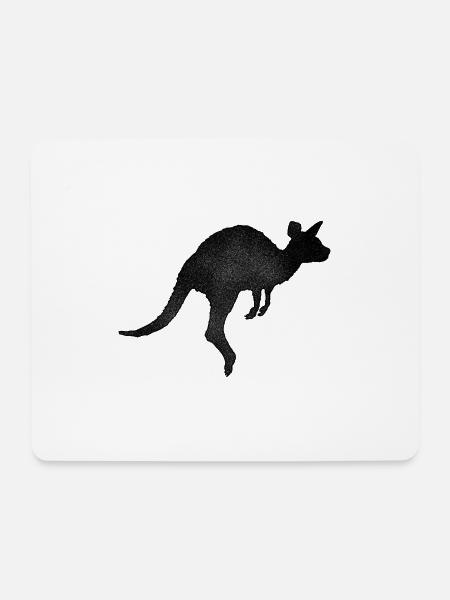 Kangaroo - Mouse Pad (horizontal) - white