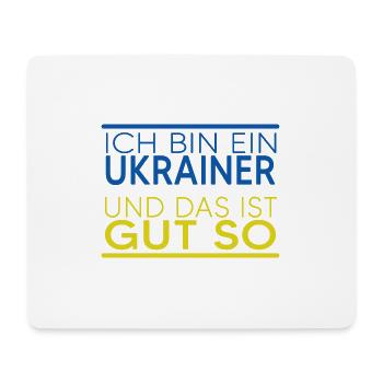 UKRAINE "Ukrainer" slava ukraini - Mousepad (Querformat) - Weiß - Vorne