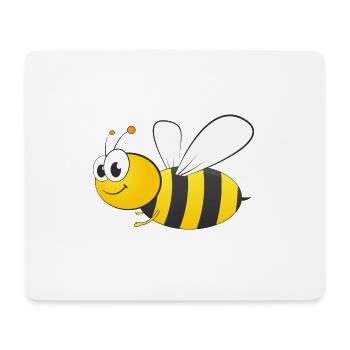 93 bie - Tapis de souris (format paysage) - blanc - Devant