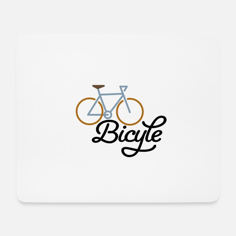 Ride on Bicycle - Mousepad (Querformat) - Weiß