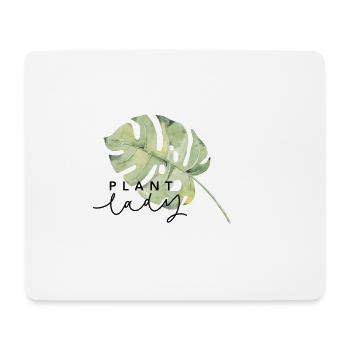 Plant Lady - Mousepad (Querformat) - Weiß - Vorne