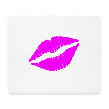 Kuss - Mousepad (Querformat) - Weiß - Vorne