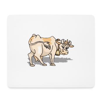 cow - Mouse Pad (horizontal) - white - Front
