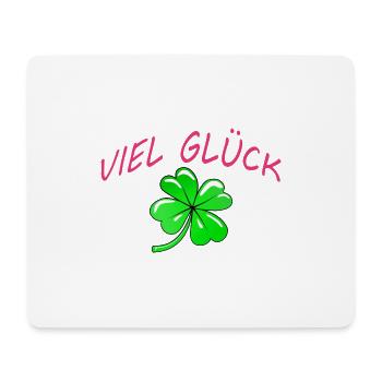 Liebe Freunde Familie Partner Glück Spaß Leben süß - Mousepad (Querformat) - Weiß - Vorne