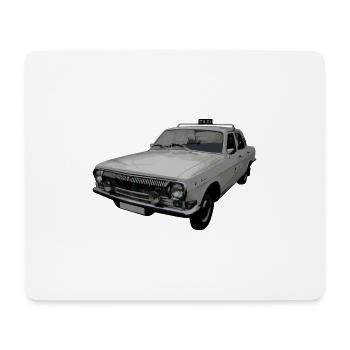 Wolga Taxi Wolga M24 - Mousepad (Querformat) - Weiß - Vorne