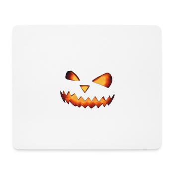 Halloween, pumpkin, pumpkin, mask - Mouse Pad (horizontal) - white - Front