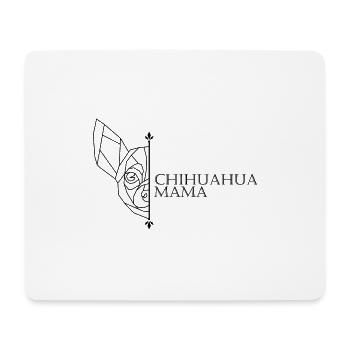 Chihuahua Mama Polygon - Mousepad (Querformat) - Weiß - Vorne