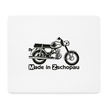 MZ TS250 Zschopau - Mousepad (Querformat) - Weiß - Vorne