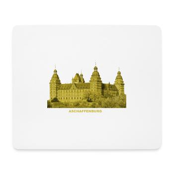 Aschaffenburg Castle Johannisburg Franconia Bavaria - Mouse Pad (horizontal) - white - Front