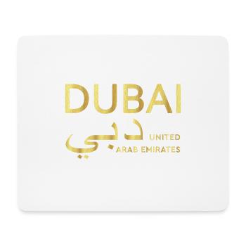 Dubai Gold T-Shirt Vereinigte Arabische Emirate - Mousepad (Querformat) - Weiß - Vorne