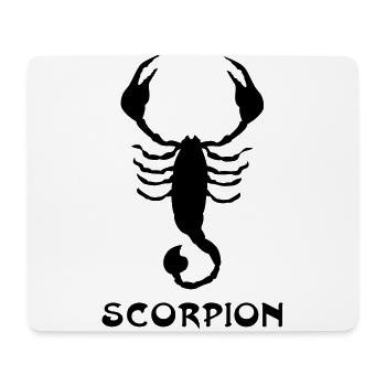 Scorpio txt - Mouse Pad (horizontal) - white - Front