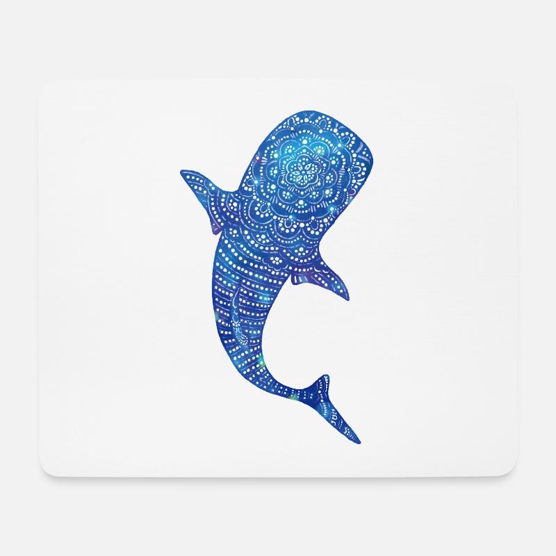 Marokintana - Whale Shark - I - Mousepad (Querformat) - Weiß