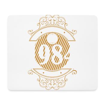 Conception d'anniversaire en édition limitée de 1984 - Tapis de souris (format paysage) - blanc - Devant