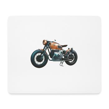 moto - Tapis de souris (format paysage) - blanc - Devant