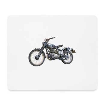 motorcycle - Mouse Pad (horizontal) - white - Front