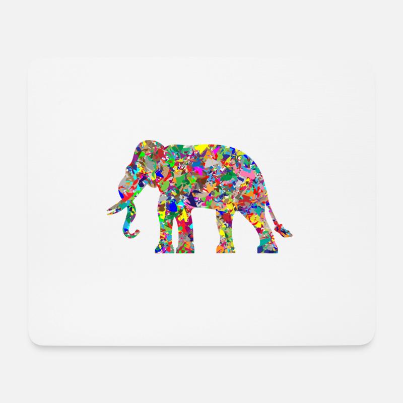 elephant - Mouse Pad (horizontal) - white