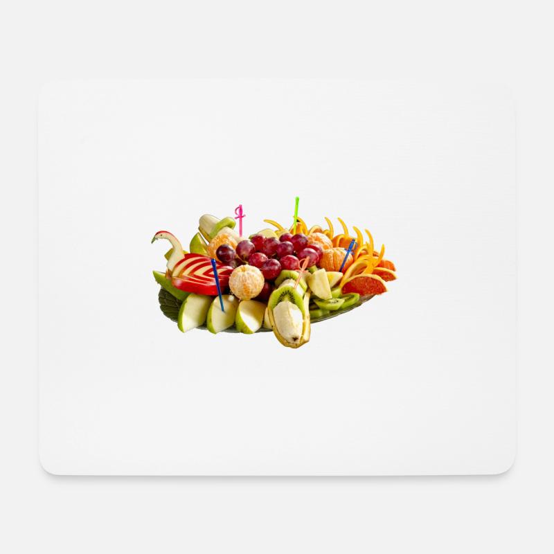 Leckeres Obst - Mousepad (Querformat) - Weiß