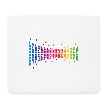 Abstrakt 90er Jahre - Mousepad (Querformat) - Weiß - Vorne