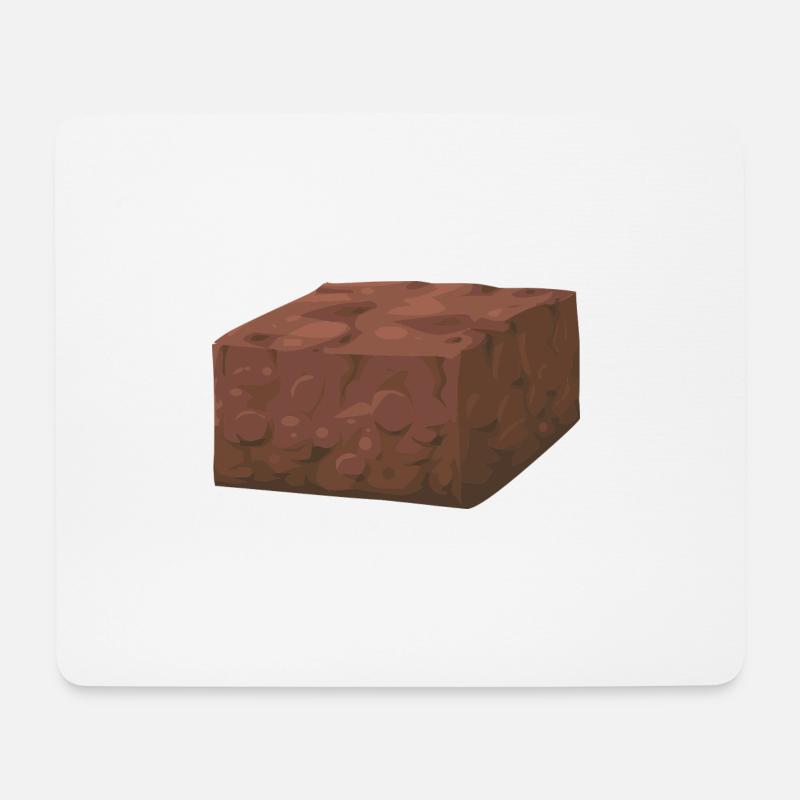 Brownie - Mousepad (Querformat) - Weiß