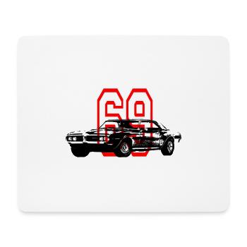 Muscle Car from 1969 - Mouse Pad (horizontal) - white - Front