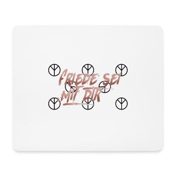 Friede sei mit dir - Mousepad (Querformat) - Weiß - Vorne