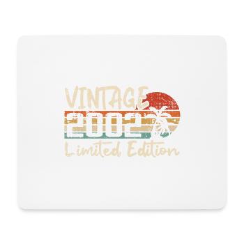 Vintage 2002 Millésime 2002 Cadeau D'anniversaire - Tapis de souris (format paysage) - blanc - Devant