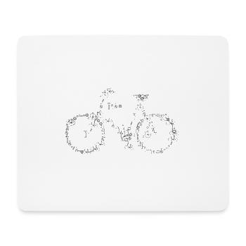 vélo, tour, passe-temps, sport - Tapis de souris (format paysage) - blanc - Devant
