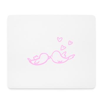Couple Couple Animals Birds Bird - Mouse Pad (horizontal) - white - Front