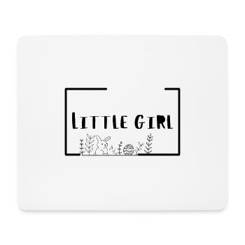 Mädchen - Mousepad (Querformat) - Weiß - Vorne