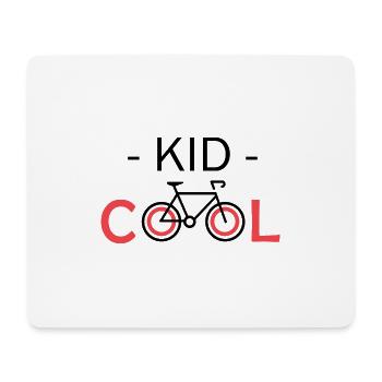 Vélo kid cool père et fils cycliste vélo - Tapis de souris (format paysage) - blanc - Devant