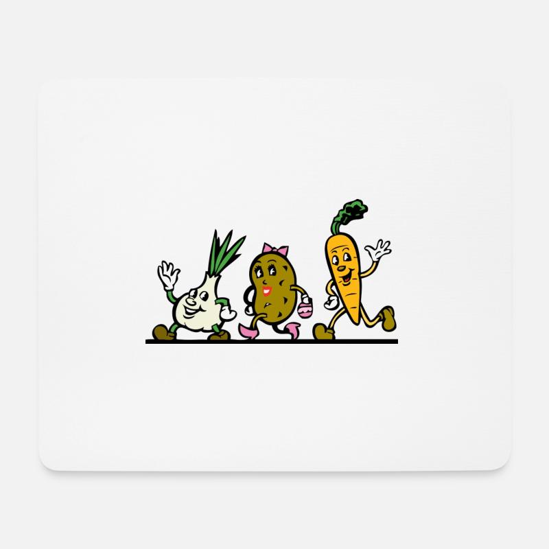 vegetables - Mouse Pad (horizontal) - white