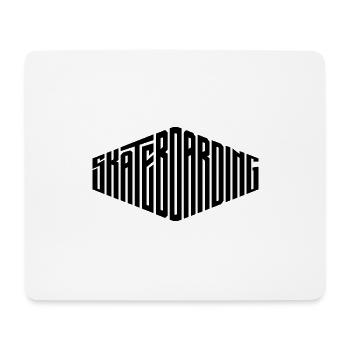 Skateboarding - Mouse Pad (horizontal) - white - Front