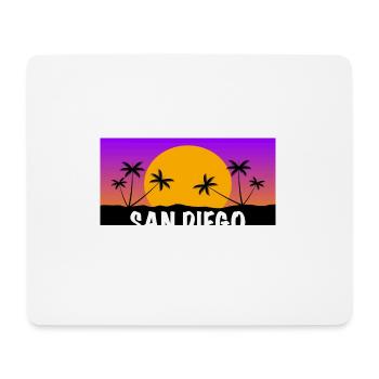 San Diego Shirt ! - Mousepad (Querformat) - Weiß - Vorne