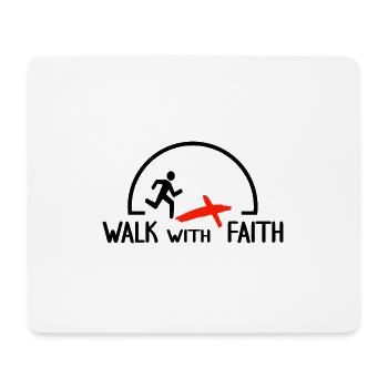 pilgerfahrt jesus christus jakobsweg pilgerweg - Mousepad (Querformat) - Weiß - Vorne