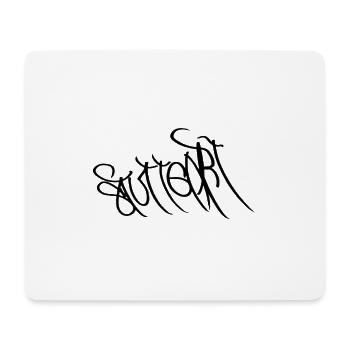 Souvenir de casquette d’art de rue de Stuttgart - Tapis de souris (format paysage) - blanc - Devant