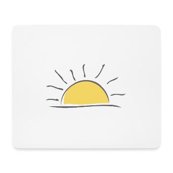 Sun - Mouse Pad (horizontal) - white - Front