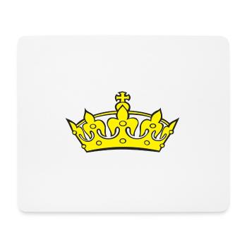 couronne - Tapis de souris (format paysage) - blanc - Devant