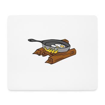 roast meat - Mouse Pad (horizontal) - white - Front