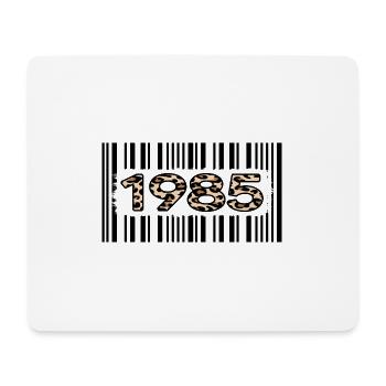 1985 birthday anniversary limited leopard 37 years - Mouse Pad (horizontal) - white - Front