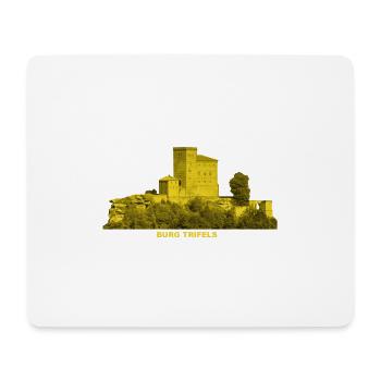 Trifels Burg Reichsburg Annweiler Pfälzer Wald - Mousepad (Querformat) - Weiß - Vorne
