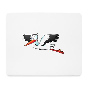 stork27 - Mousepad (Querformat) - Weiß - Vorne